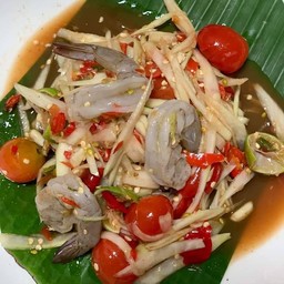 ตำกุ้งสด