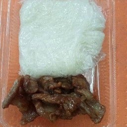 ข้าวเหนียวหมูทอดเค็ม