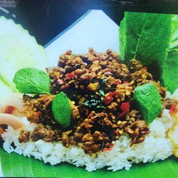 กระเพราเป็ดสับ