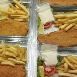 ปลาดอลลี่กับมันฝรั่งทอด