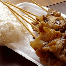 หมูทอดพริกสด บ้านสวน&หมูปิ้ง