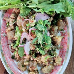 ก้อยเอ็นแก้วเนื้อ