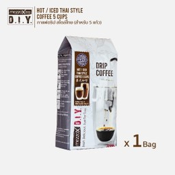 กาแฟเย็น ชงแบบดริป 5 แก้ว