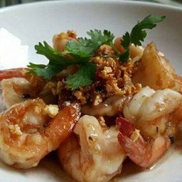 กุ้งทอดกระเทียม