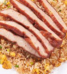 ข้าวผัดคอหมูย่าง,ไก่ย่าง