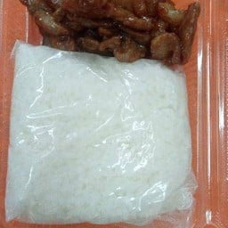 ข้าวสวยหมูทอดหวาน