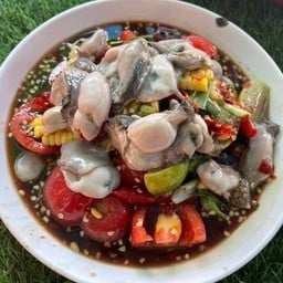 ข้าวโพด หอยนางรม