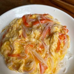 ไข่ข้นปูอัด กับข้าว