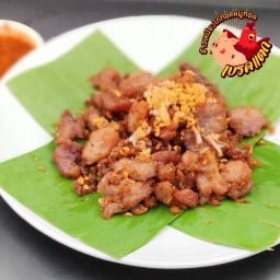 หมูทอดกระเทียม