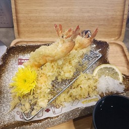 กุ้งเทมปุระ จานเดี่ยว