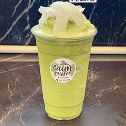 ชาเขียวมะพร้าวปั่น