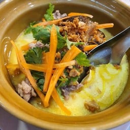 ไข่ตุ๋นหมูสับเห็ดหอม