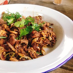 ส้าเนื้อสุก