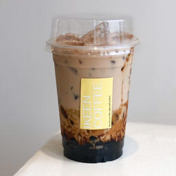 ชานมไอคีน - Milk Tea IKEEN (มีไข่มุกและบุกบราว)