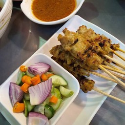 หมูสะเต๊ะชุดเล็ก