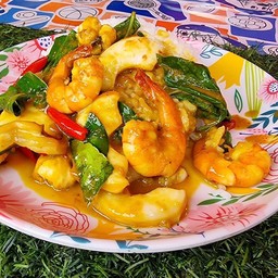 เขียวหวานกุ้งหมึก