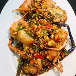 กุ้งแม่น้ำคั่วพริกเกลือ