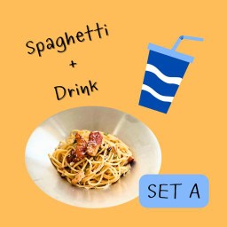 Spaghetti + Drink (set A)