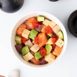 ข้าวหน้าปลาดิบรวม