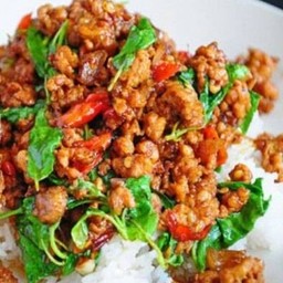 ข้าวกะเพราหมูสับ