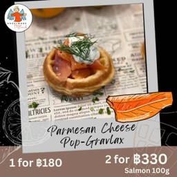 Parmesan Cheese Pop-Gravlax