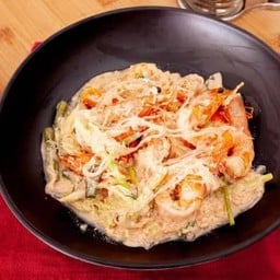 สุกี้แห้งโบราณกุ้งล้วน