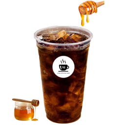 กาแฟ ฮันนี่ อเมริกาโน่ เย็น - ICED HONEY AMERICANO COFFEE