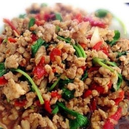 ข้าวกระเพราหมูสับ