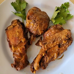 เป็ดตุ๋นยาจีน ชิ้น