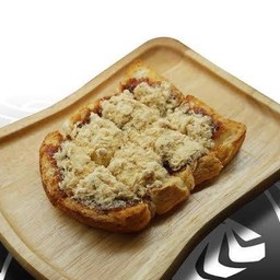 ขนมปังน้ำพริกเผา หมูหยอง