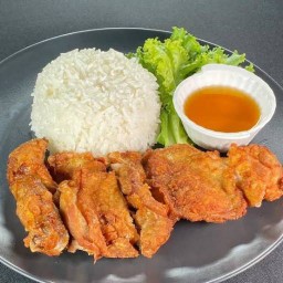 อิ่ม~อร่อย ไก่ทอดน้ำปลา(อิสลามทานได้) .