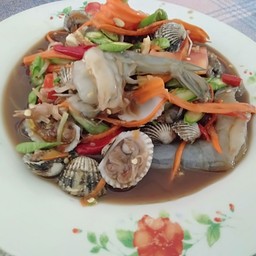 ตำหอยแครง ปูปลาร้า