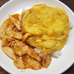 ข้าว อกไก่บาร์บีคิว