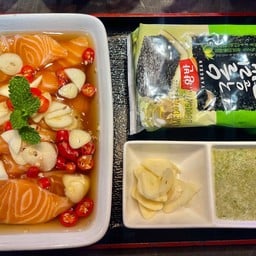 SETแซลม่อนดอง+สาหร่าย(Yan Ban)