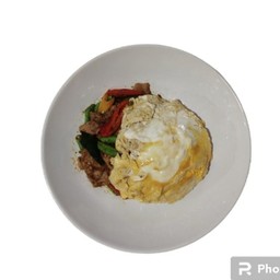 ผัดพริกแกงใต้ ราดข้าว