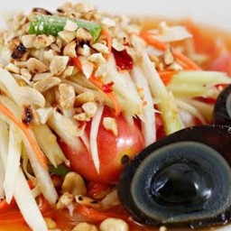 ตำปูไทยไข่เยี่ยวม้า