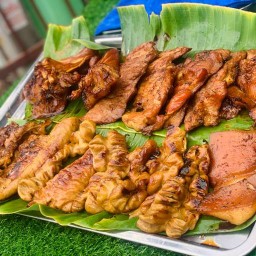 คอหมูย่าง น้ำจิ้มรสเด็ด บ๋อม คอหมูย่าง