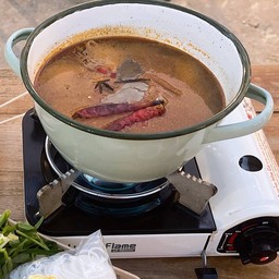 ซุปหม่าล่าน้ำข้น+ผัก