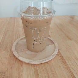 ลาเต้น้ำมะพร้าวเย็น