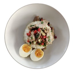 คั่วพริกเกลือ ราดข้าว