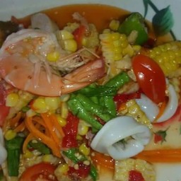 ตำข้าวโพดทะเล