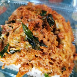 ข้าวไข่เจียวห่อหมกกุ้ง