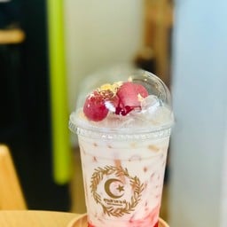 สตรอเบอร์รี่นมสด เย็น