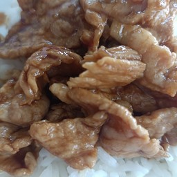 หมูหวาน (ไม่ใส่กระเทีม)