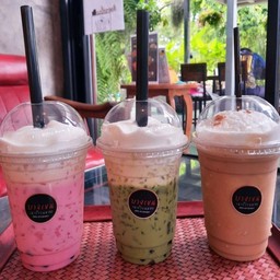 มัทฉะมะพร้าวนมสด