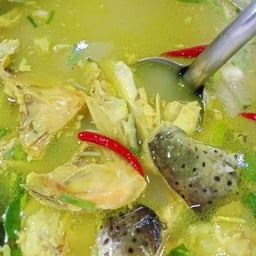 หัวปลาเเซลม่อนต้มส้ม