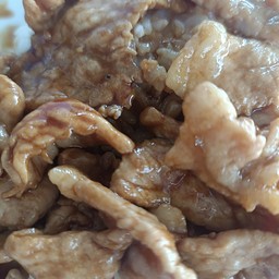 หมู น้ำปลา  (ไม่ใส่น้ำตาล)