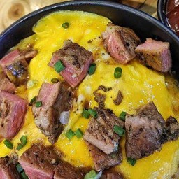 ข้าวไข่ข้นพันเนื้อ