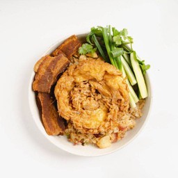 ข้าวผัดเบคอนพริกเกลือ