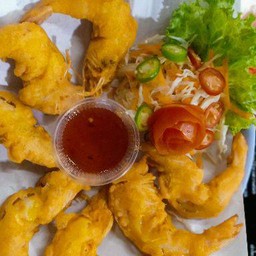 กุ้งชุบแป้งทอด